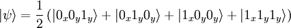 |psi\rangle-in-xyy