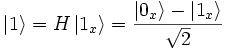 |1\rangle-in-x