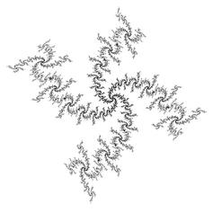 4-fold symmetric fractal